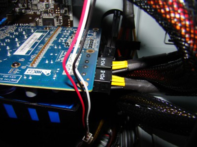 GPU avec ses prise d’alimentation