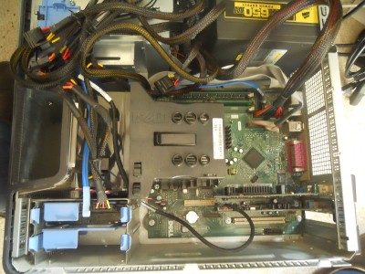 configuration en laissant le ventirad sur le processeur