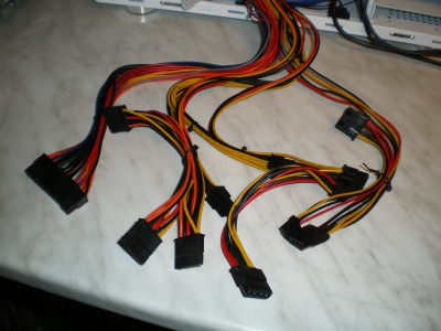 connexions de l'alim Advance thermo regulee 650w