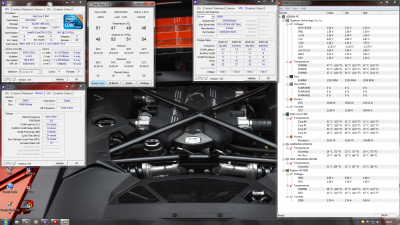 Les températures sont obtenu après 20 minutes d'intelburntest tout au max.